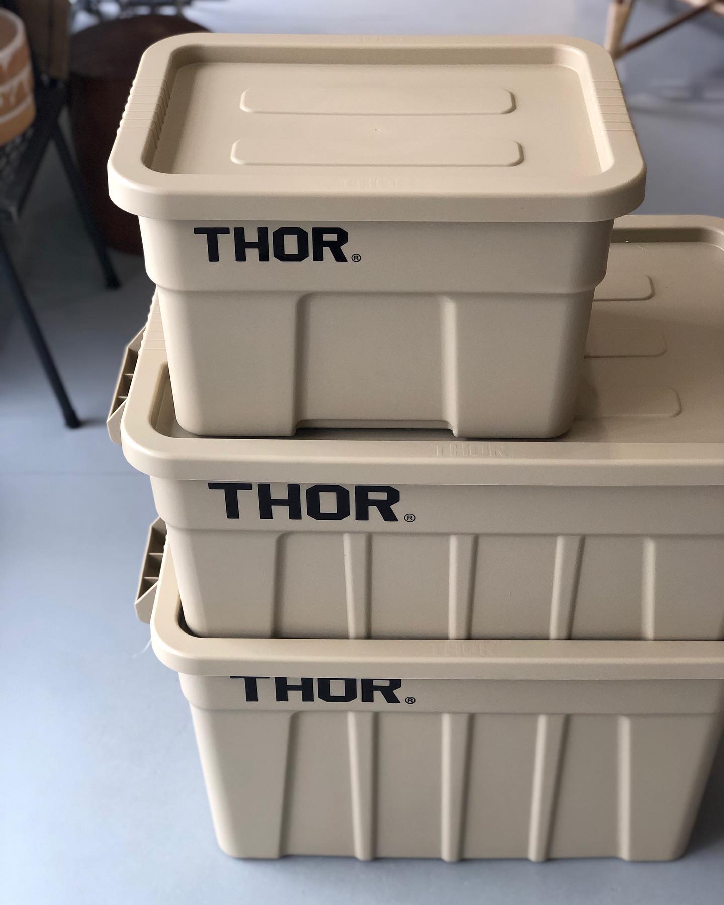 THOR / Large Totes With Lid