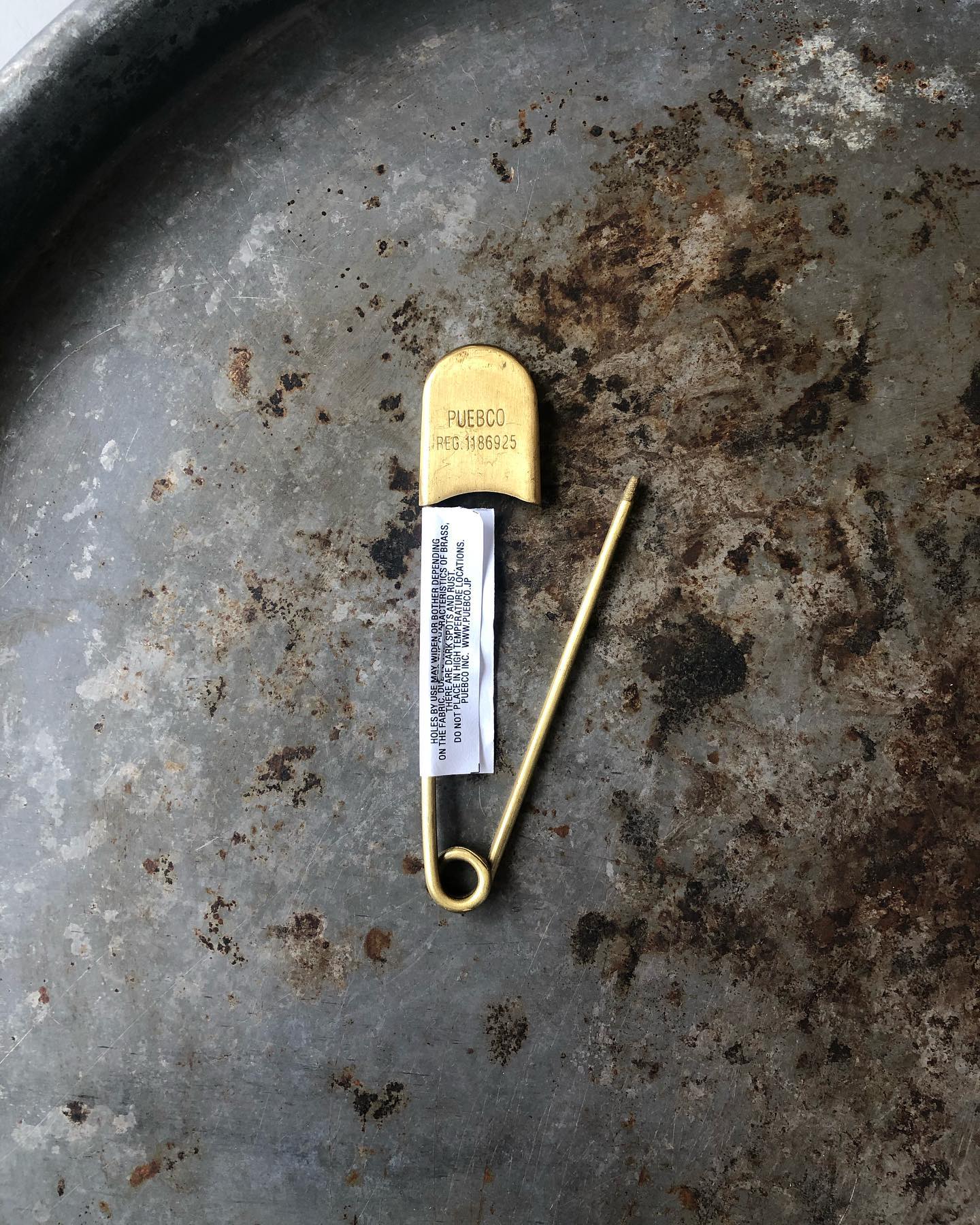 ■ Brass Safety Pin 13cm ■